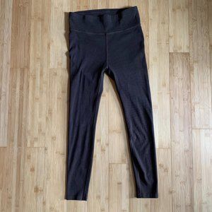 Pact Women's Ribbed High Waist Legging - Brown (Size Large)